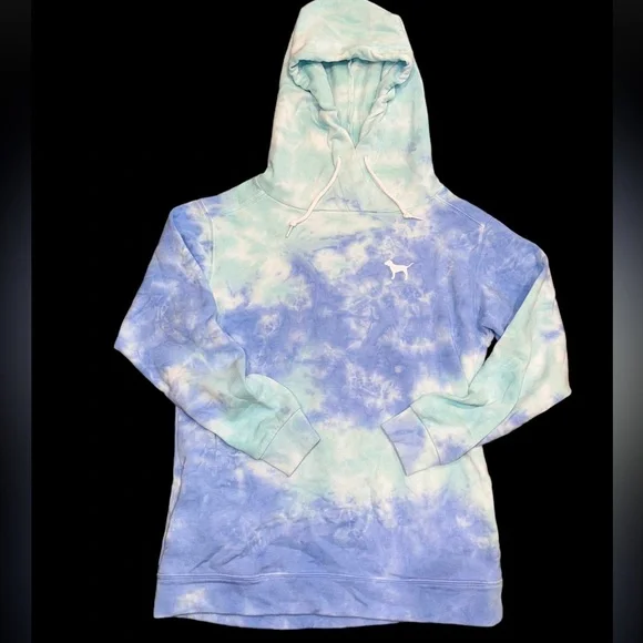 Victoria’s Secret PINK Hooded Sweatshirt Tie Dye Size XS - Picture 2 of 10